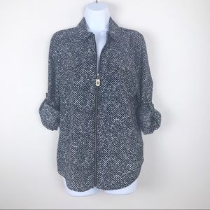 Michael Kors Zip-Up Utility Shirt